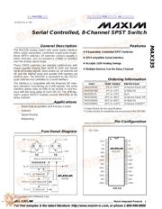 MAX335 数据规格书 1