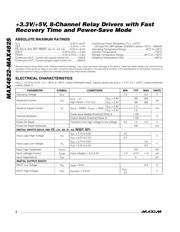 MAX4823 数据规格书 2