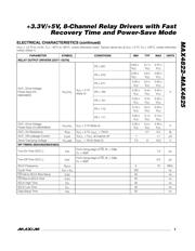 MAX4823 数据规格书 3