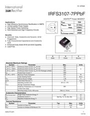 IRFS3107-7PBF 数据规格书 1