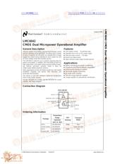 LMC6042 datasheet.datasheet_page 1