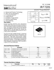 IRF720 Datenblatt PDF