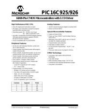 PIC16LC925-I/L datasheet.datasheet_page 1