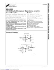 LMC6041AIM/NOPB datasheet.datasheet_page 1