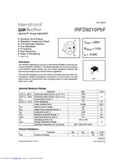 IRFD9210PBF 数据手册