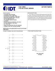 IDT74FCT3807SO 数据规格书 1