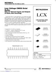 MC74LCX244 数据规格书 1