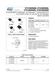 STF24NM60N datasheet.datasheet_page 1