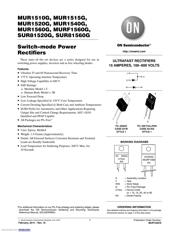 MUR1560G Datenblatt PDF