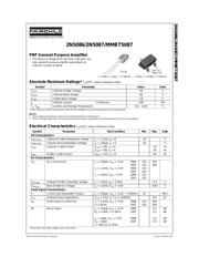 MMBT5087 Datenblatt PDF