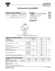 SI2303CDS-T1-GE3 数据规格书 1