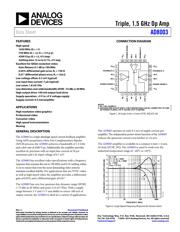 AD8003ACP-EBZ 数据规格书 1