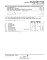 SN74ABT16374DL 数据规格书 3