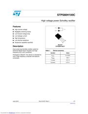 STPS80H100C_10 数据规格书 1