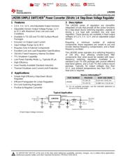 LM2595 Datenblatt PDF