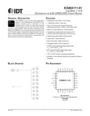 ICS853111AV-01LF datasheet.datasheet_page 1