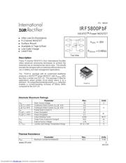 IRF5800PBF datasheet.datasheet_page 1