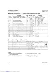 IRF5800PBF datasheet.datasheet_page 2