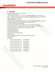 W78E516DLG datasheet.datasheet_page 5