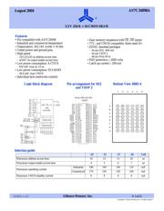 AS7C34098A-20TINTR 数据规格书 1
