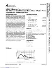 LM48511SQ datasheet.datasheet_page 1