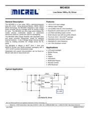 MIC4830YML datasheet.datasheet_page 1