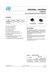 VNB28N04 Datenblatt PDF