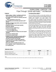 CY7C1355C-133AXIT datasheet.datasheet_page 1