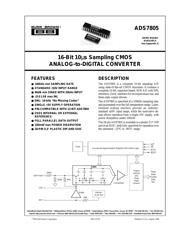 ADS7805U/1K datasheet.datasheet_page 1