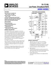 AD9963BCPZ 数据规格书 1