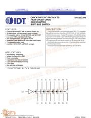 IDTQS3245 数据规格书 1