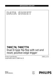 74HCT74D,652 Datenblatt PDF