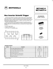 MC74ACT14 datasheet.datasheet_page 1