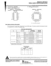 SN74AC10PWR 数据规格书 1