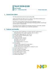 74LVC2G04GV-Q100 datasheet.datasheet_page 2