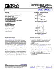 ADG5421BCPZ-RL7 datasheet.datasheet_page 1