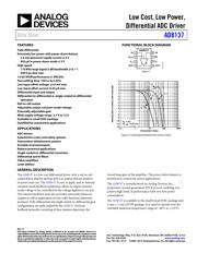 AD8137YRZ-REEL7 Datenblatt PDF