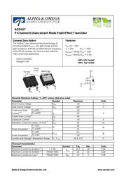 AOD417 datasheet.datasheet_page 1