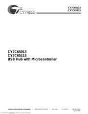 CY7C65113 数据规格书 1