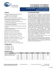 CY7C1413AV18-250BZCT datasheet.datasheet_page 1