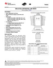 THS6012CDWPR 数据手册