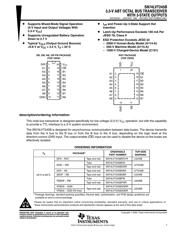 SN74LVT245BDWR datasheet.datasheet_page 1