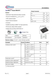 BSC052N03LS datasheet.datasheet_page 1