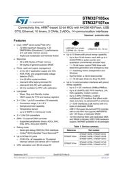 STM32F105VCT6 数据手册