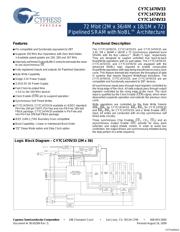 CY7C1470V33-167BZXC datasheet.datasheet_page 1