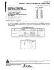 CD74ACT157PW datasheet.datasheet_page 1