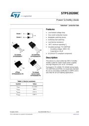 STPS20200CFP datasheet.datasheet_page 1