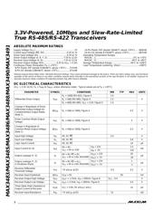 MAX3483 数据规格书 2