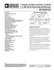 AD7793BRU-REEL Datenblatt PDF
