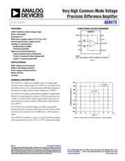 AD8479ARZ Datenblatt PDF